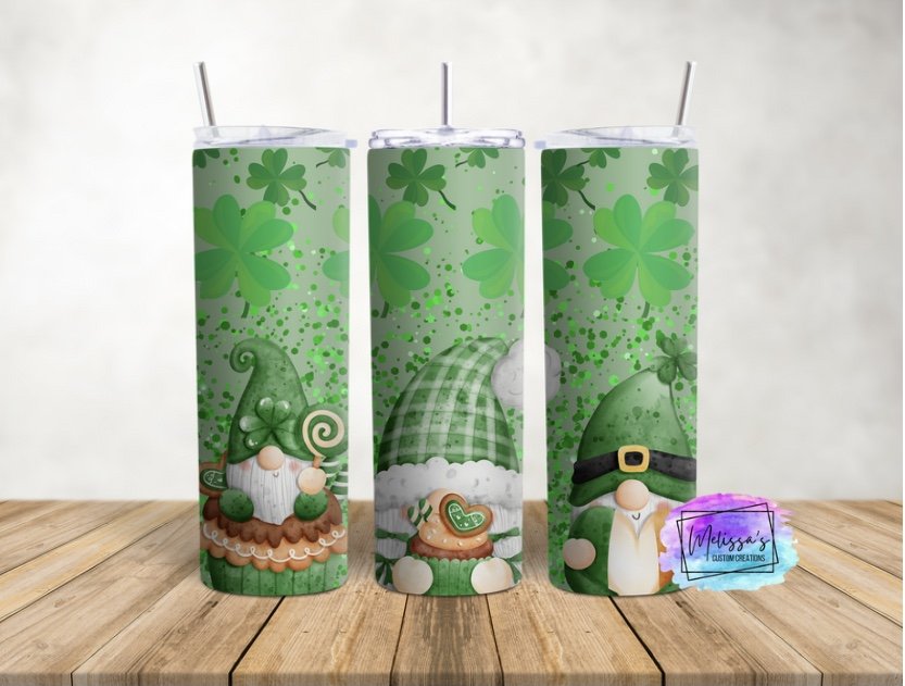 St. Patrick's Gnome Tumbler