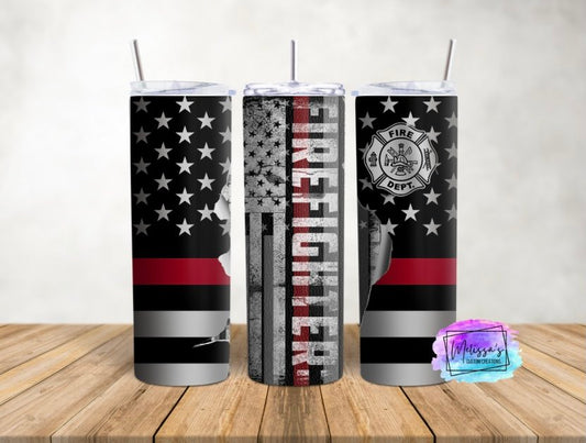 Firefighter Tumbler