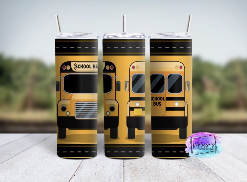 School Bus Tumbler