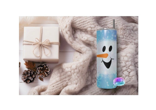 Snowman Face Tumbler