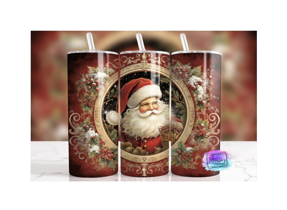 Vintage Santa Claus Tumbler