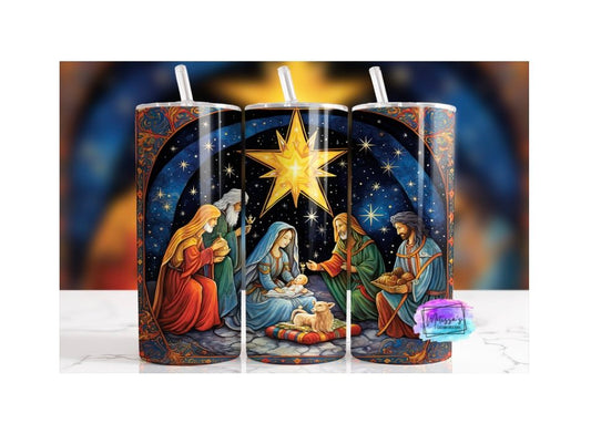 Christmas Nativity Scene Tumbler