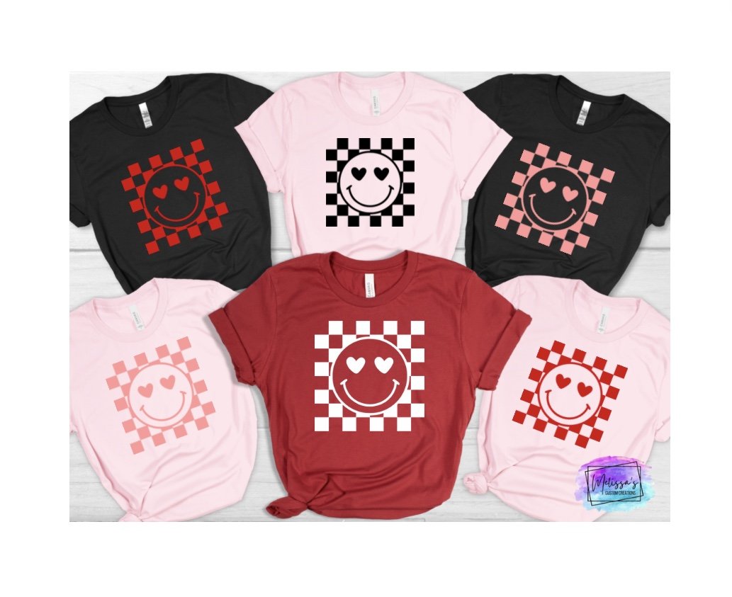 Valentine's Day Retro Smiley T-Shirt