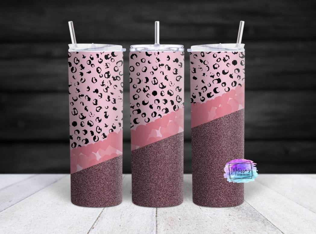 Pink Valentine's Day Tumbler