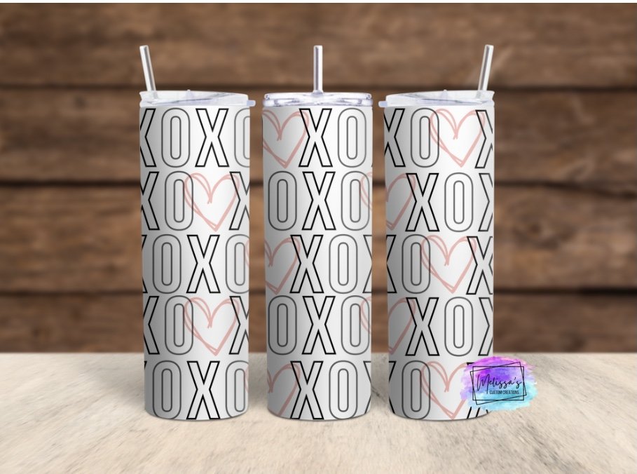 XO Heart Tumbler