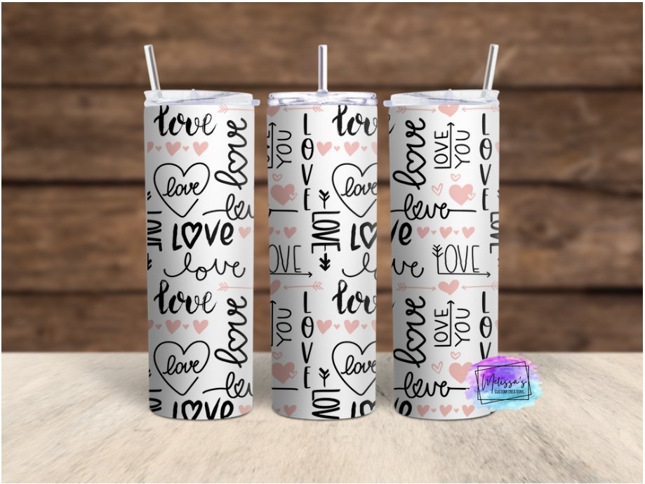 Love Hearts Tumbler