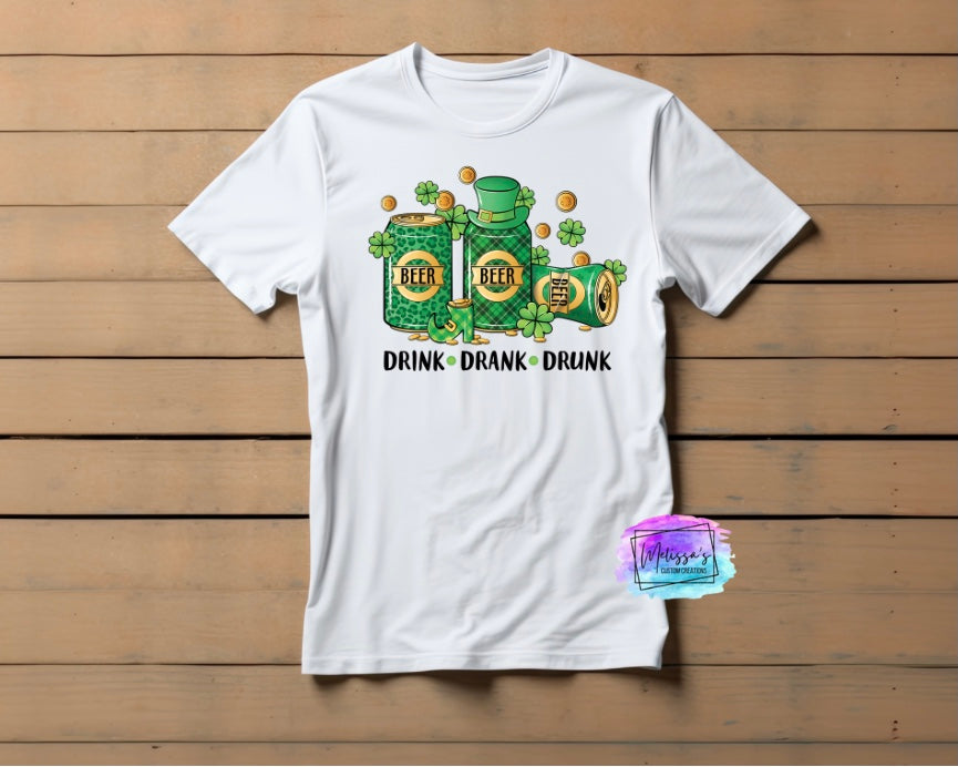 Drink Drank Drunk T-Shirt