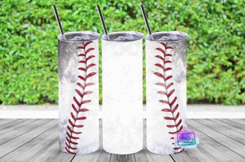 Dirty Baseball Tumbler (Personalization Available)