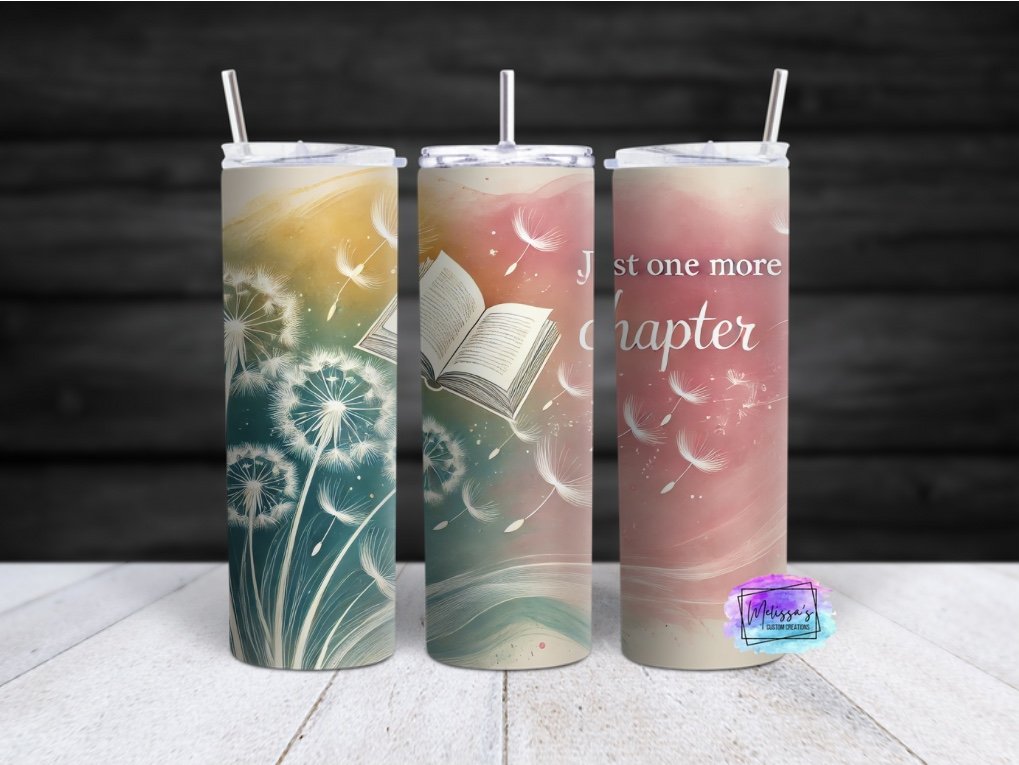 Just One More Chapter Sublimation Tumbler