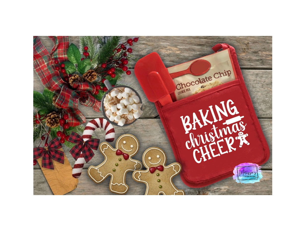 Baking Christmas Cheer Potholder