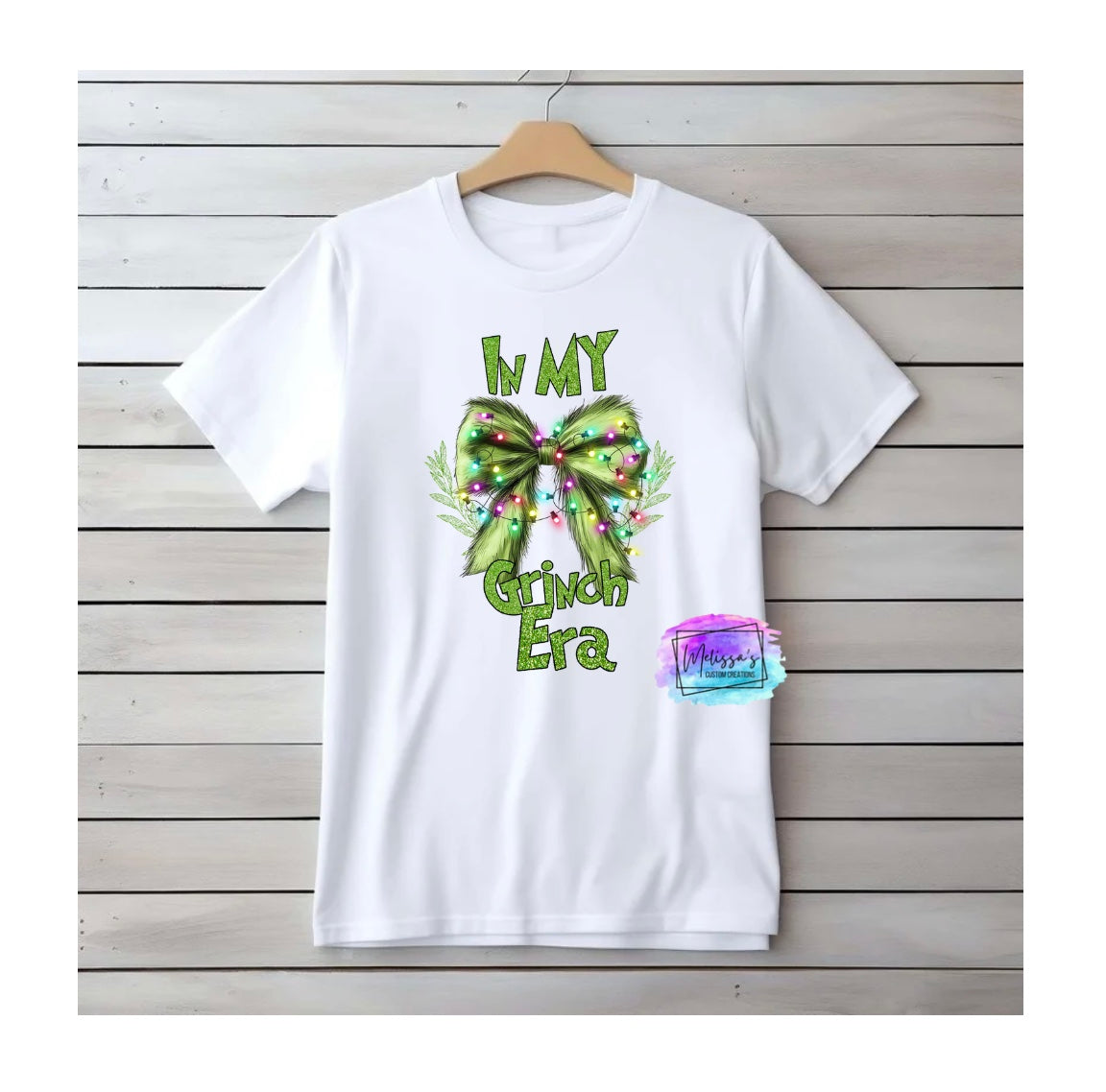 In My Grinch Era Bow T-Shirt