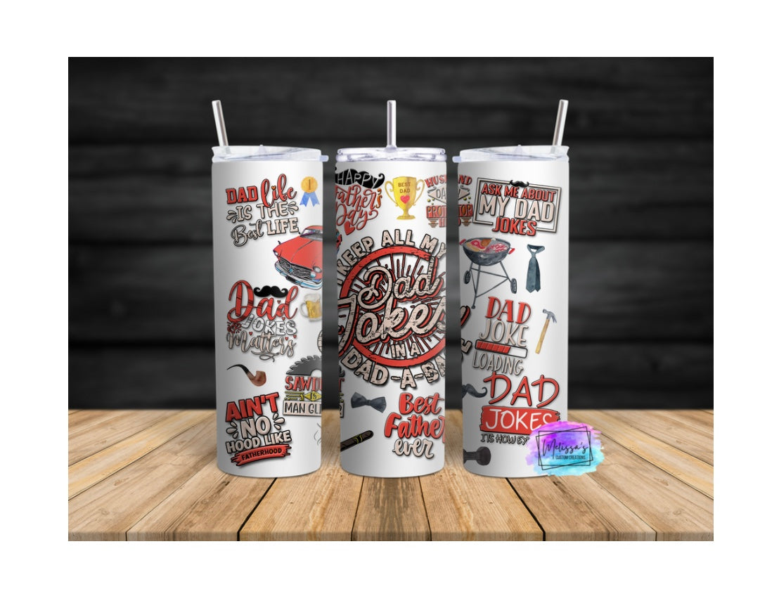 Dad Jokes Tumbler