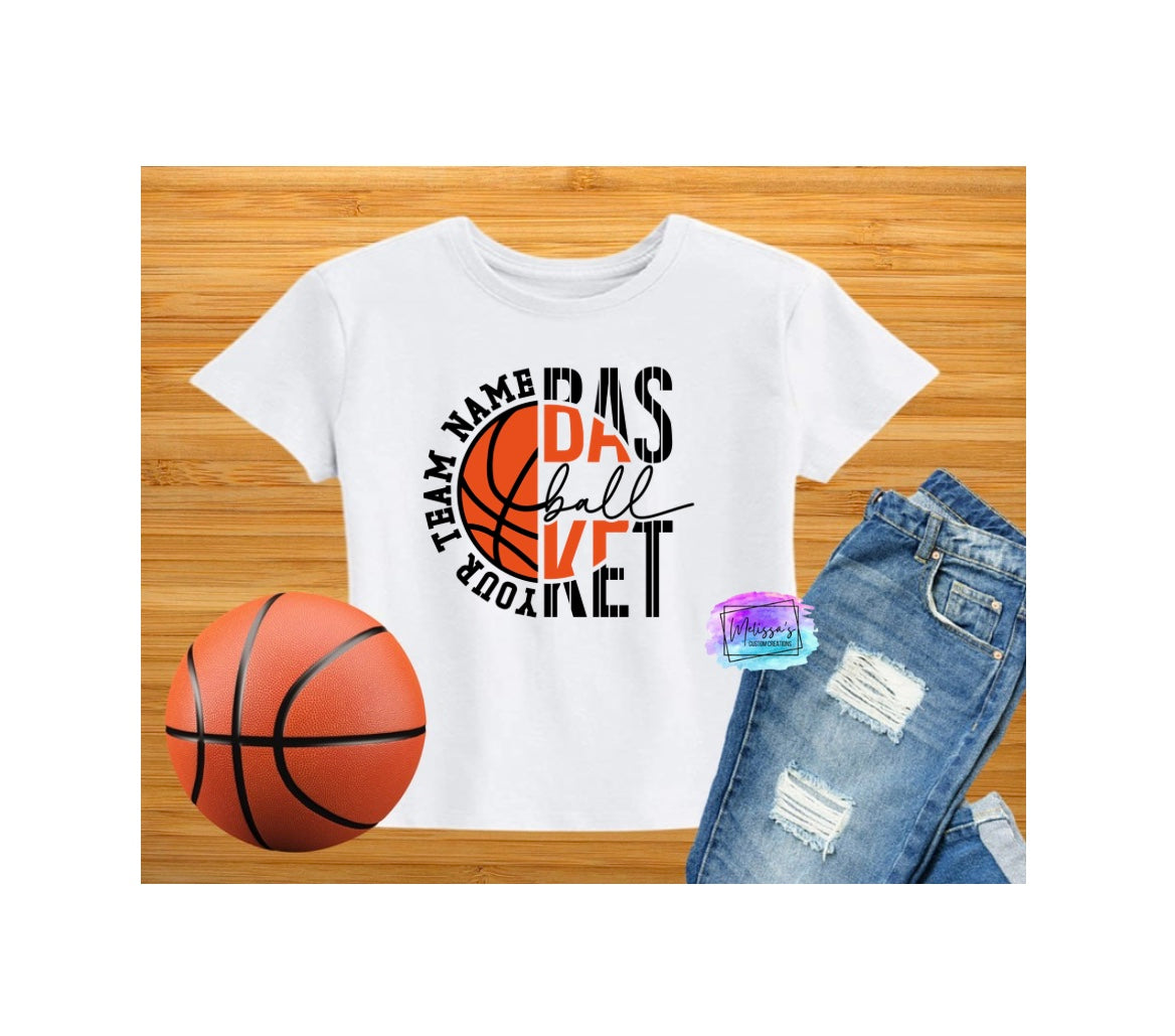 Personalized Basketball T-Shirt