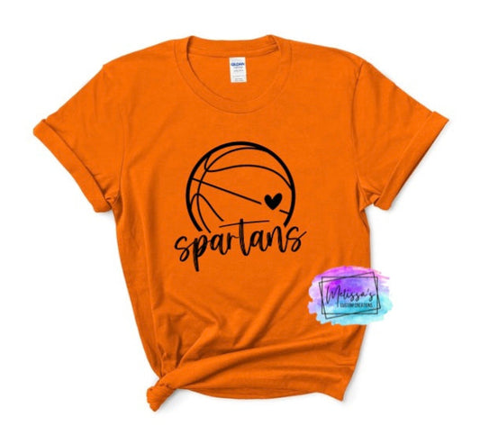 Spartans Basketball T-Shirt