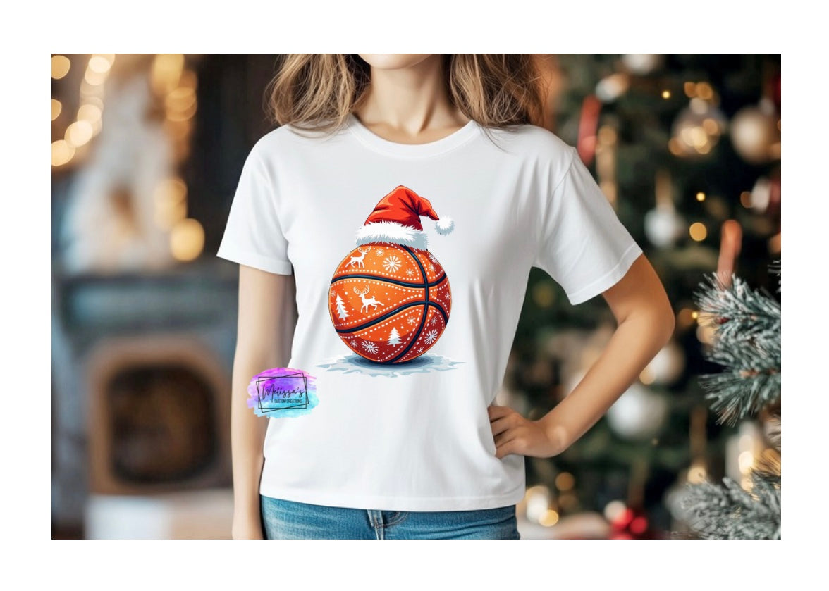 Christmas Basketball T-Shirt