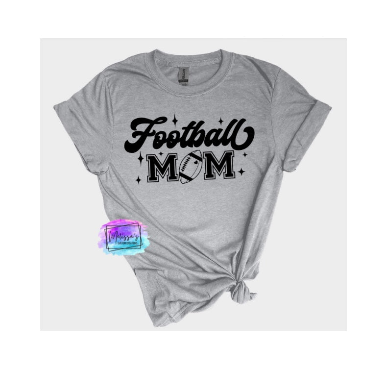 Football Mom T-Shirt (Choose your colors)