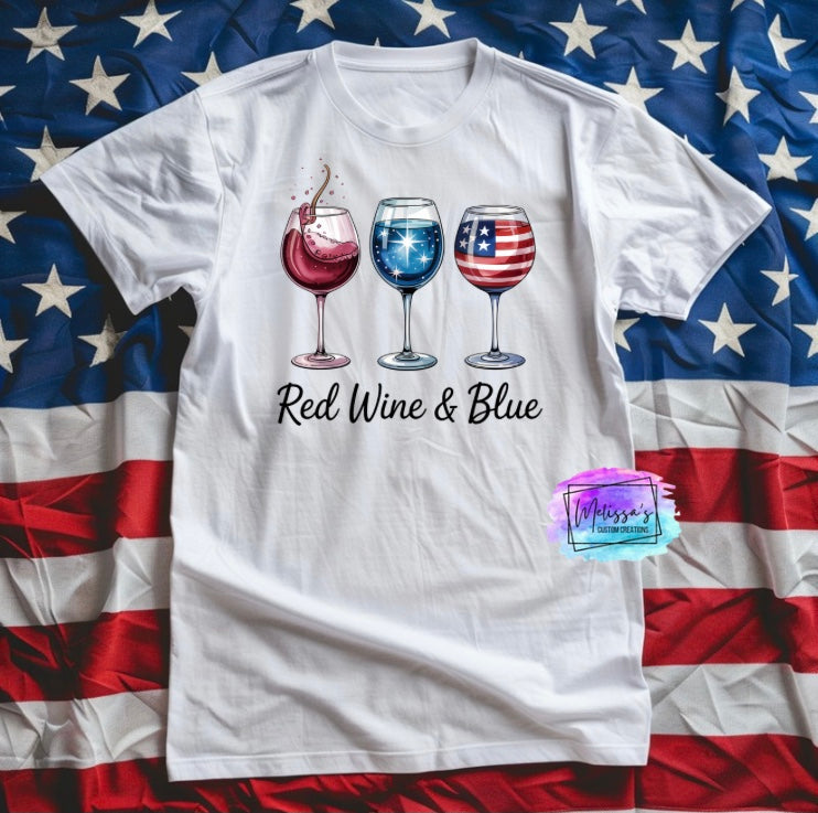 Red Wine & Blue T-Shirt
