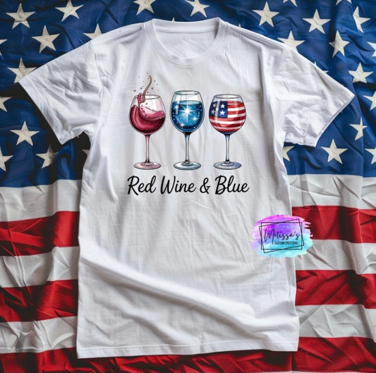 Red Wine & Blue T-Shirt