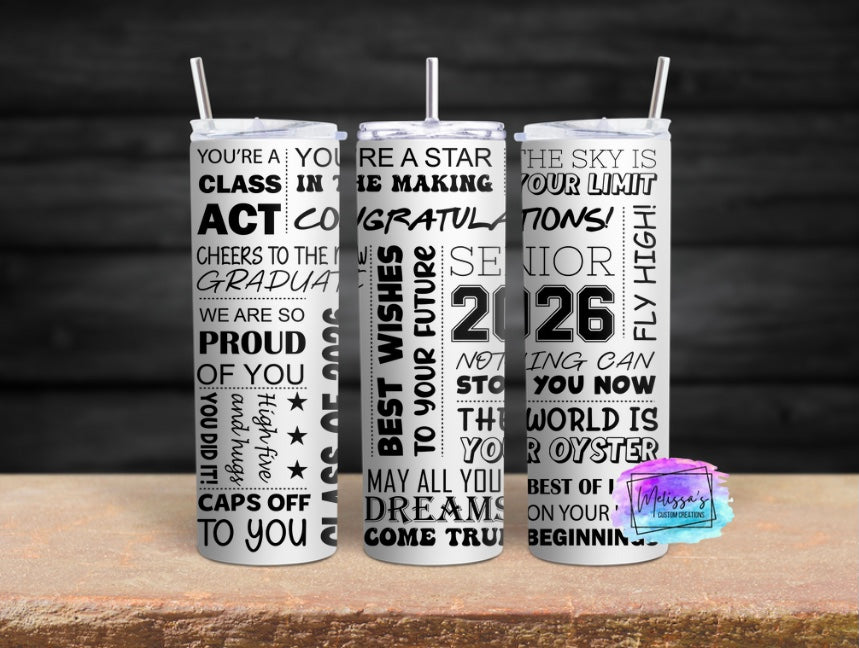 Senior 2026 Tumbler