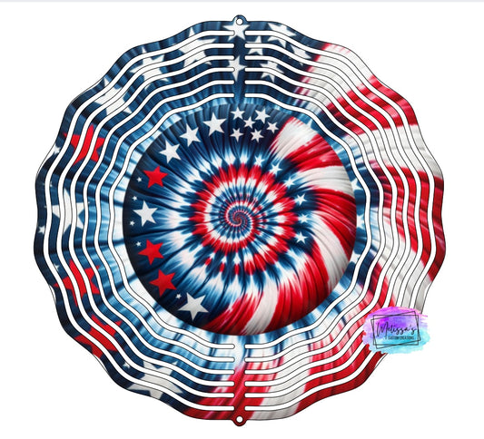 Patriotic Wind Spinner