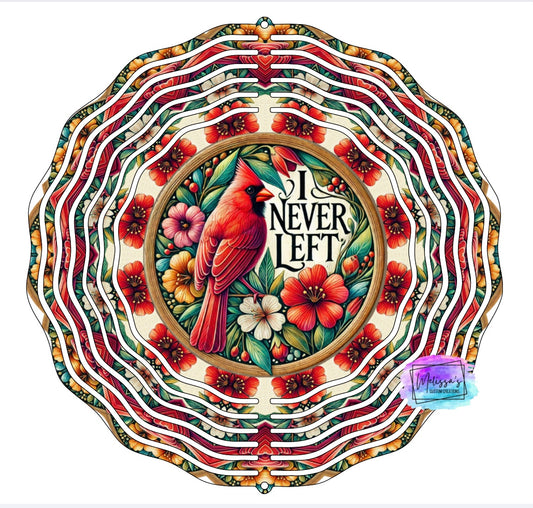 Cardinal I Never Left Wind Spinner
