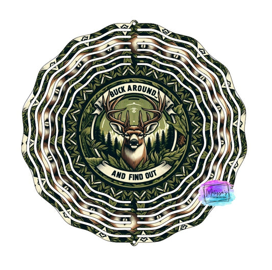 Buck Around Wind Spinner