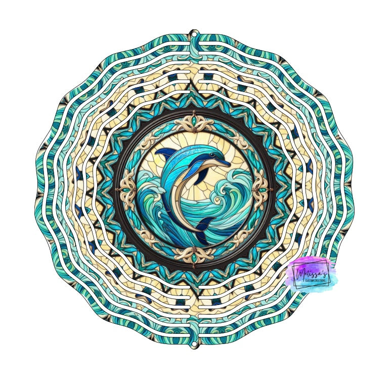Dolphin Wind Spinner