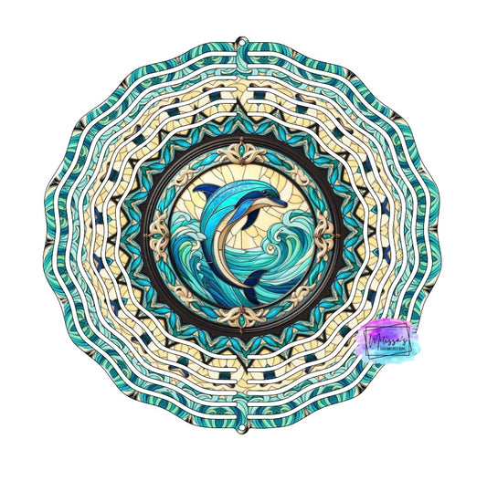 Dolphin Wind Spinner