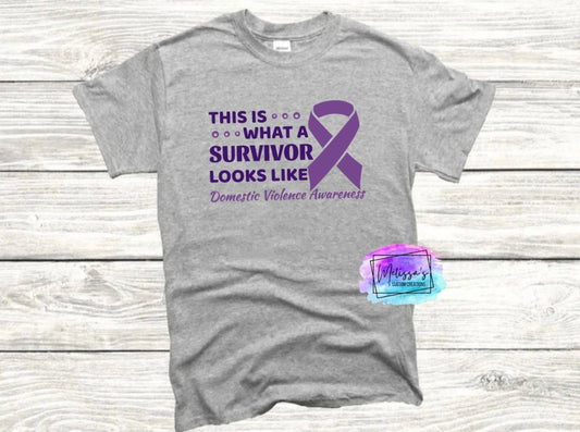 This is what a Survivor Looks Like T-Shirt
