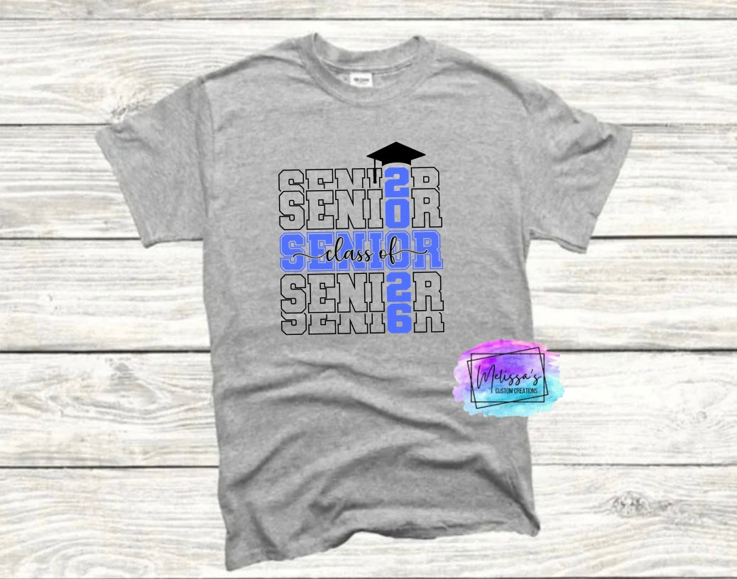Senior Class of 2026 T-Shirt (Choose your colors)
