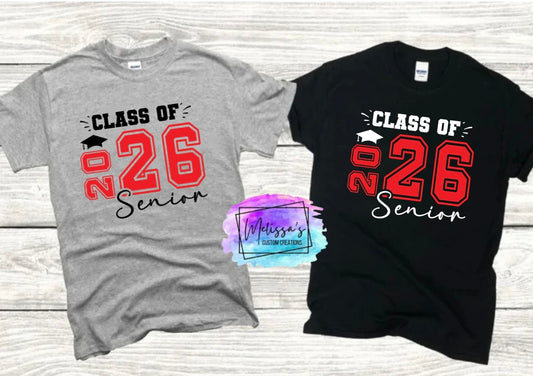 Class of 2026 Senior T-Shirt (Choose your colors)