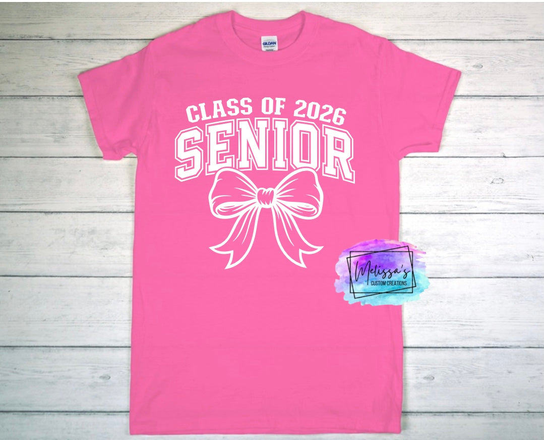 Class of 2026 Senior Bow T-Shirt