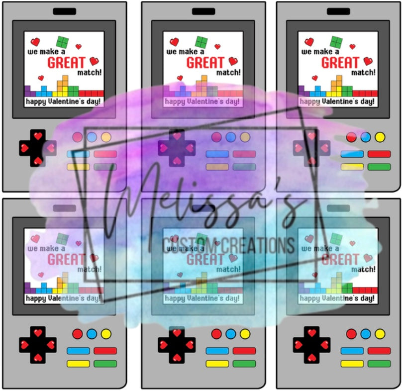 Retro Gamer Valentine's Day Cards