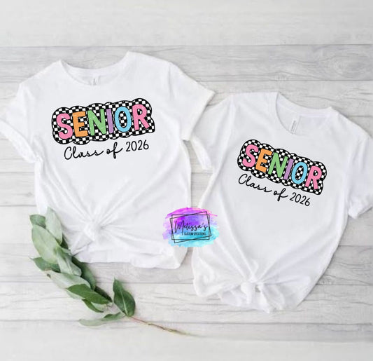 Retro Senior Class of 2026 T-Shirt