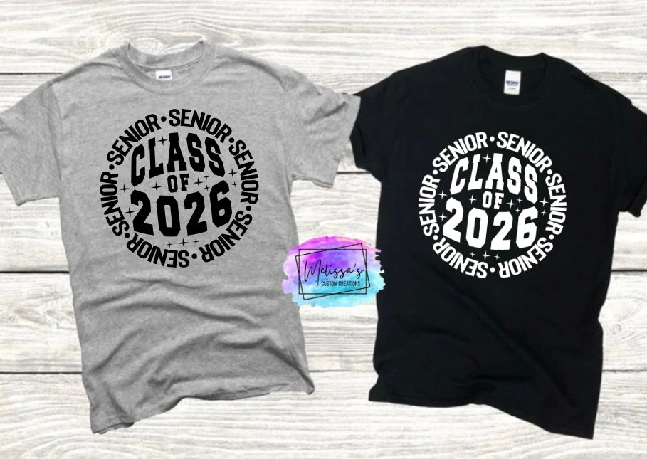 Senior Class of 2026 T-Shirt (Choose your colors)