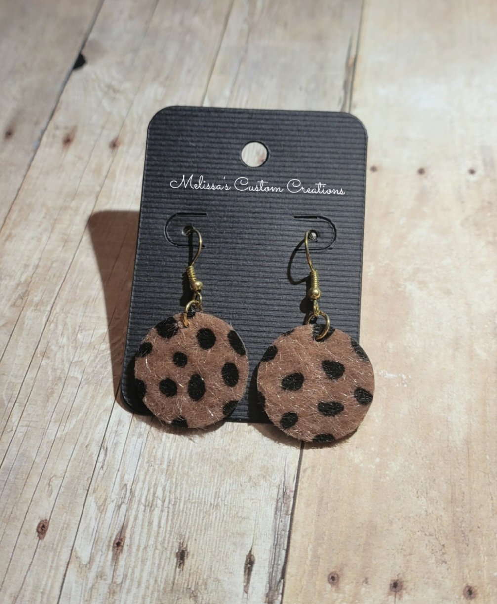 Brown & Black Earrings (READY TO SHIP)