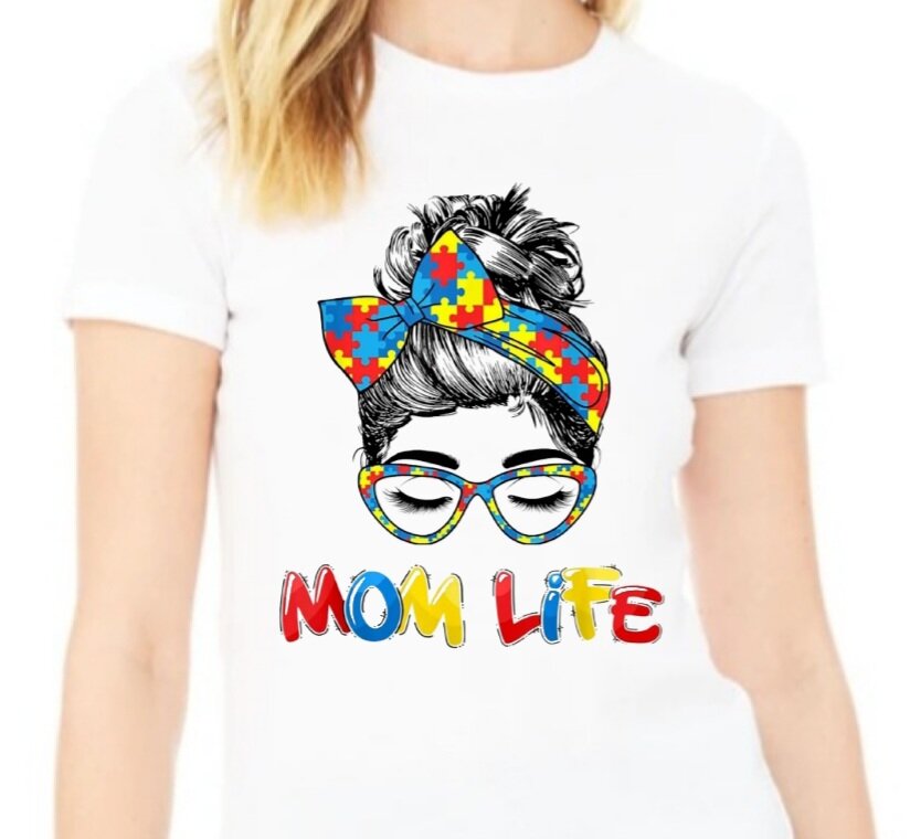 Messy Bun Mom Life T-Shirt
