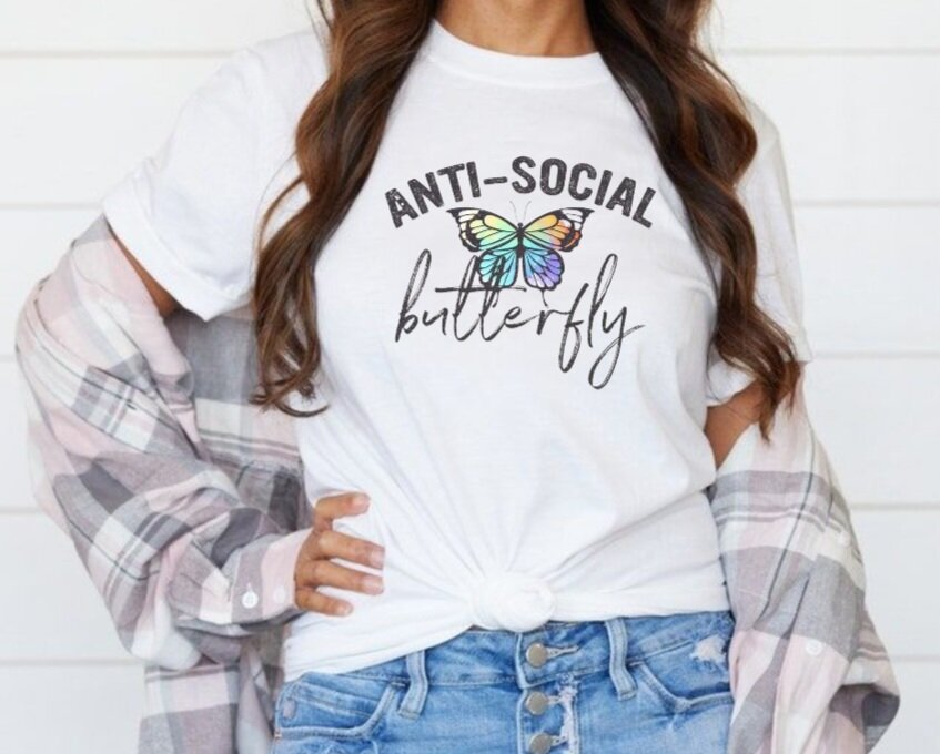 Anti-Social Butterfly T-Shirt