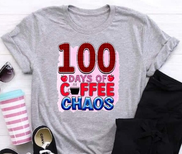 100 Days of Coffee Chaos T-Shirt
