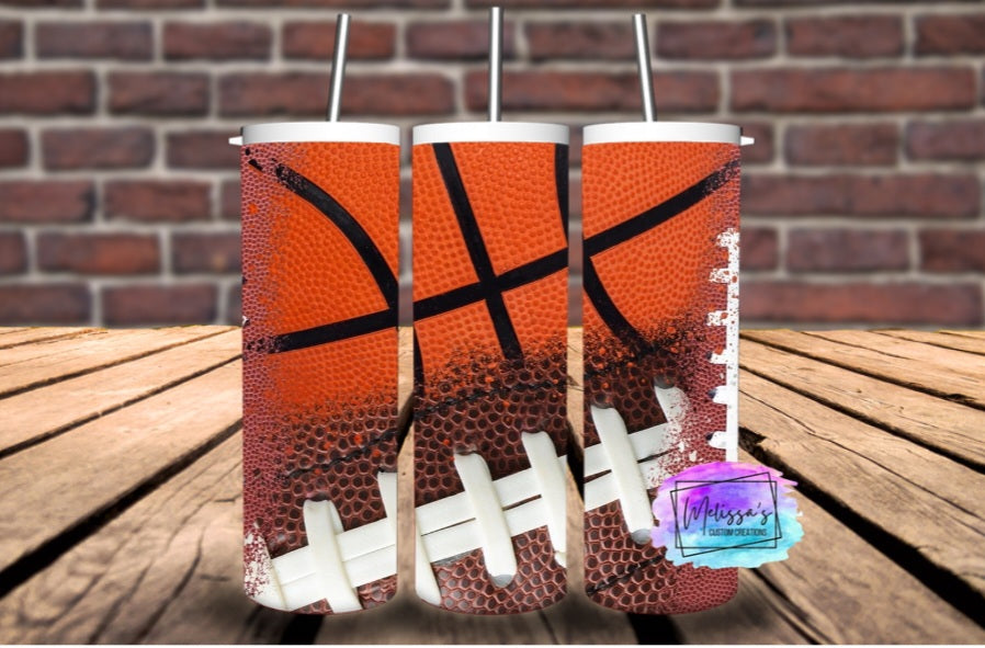 Basketball/Football Tumbler
