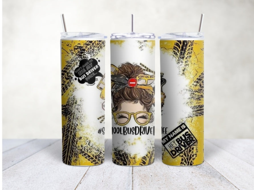 School Bus Driver Life Tumbler