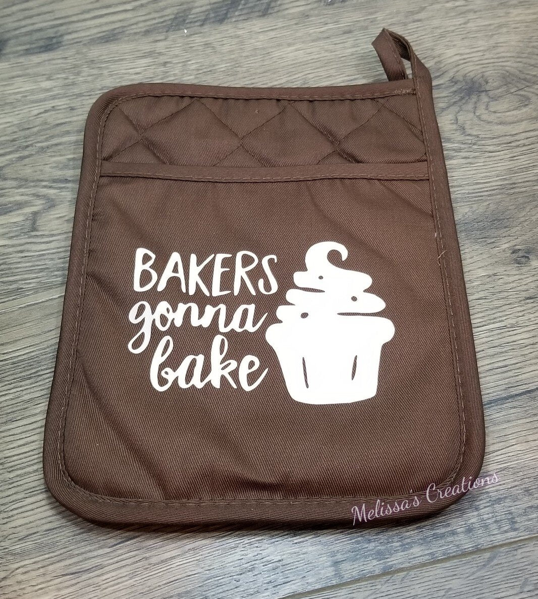 "Bakers Gonna Bake" Potholder (READY TO SHIP)