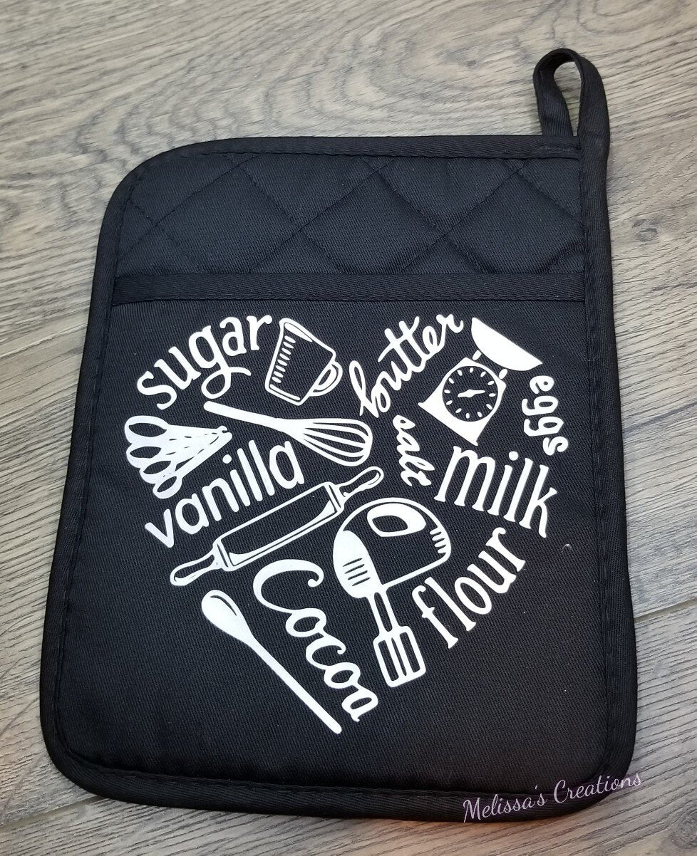 Baking Heart Potholder (READY TO SHIP)