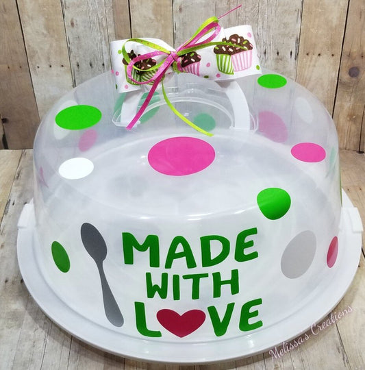 "Made with Love" Dessert Carrier (READY TO SHIP)