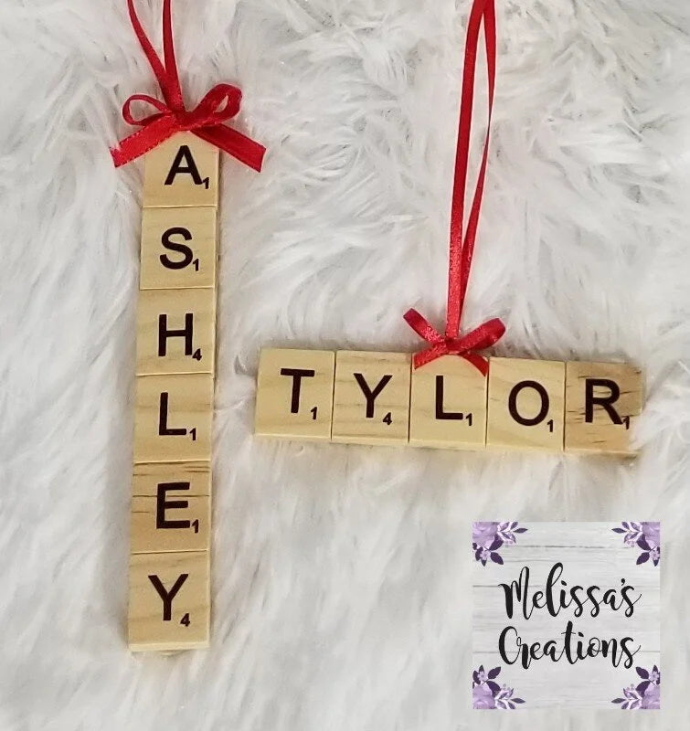 Personalized Scrabble Tile Ornament