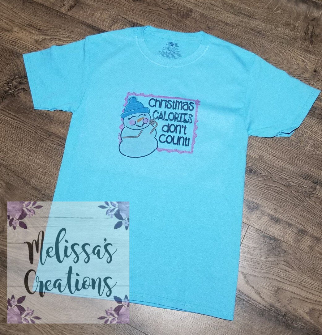 "Christmas Calories Don't Count" T-Shirt