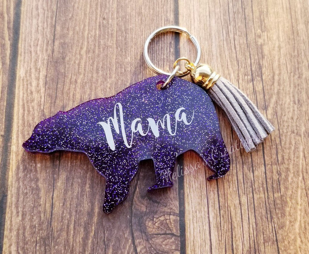 Mama Bear Keychain