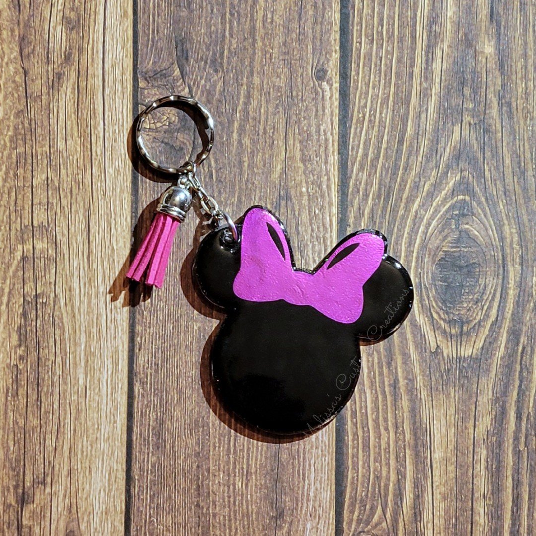Mouse Head Keychain (READY TO SHIP)