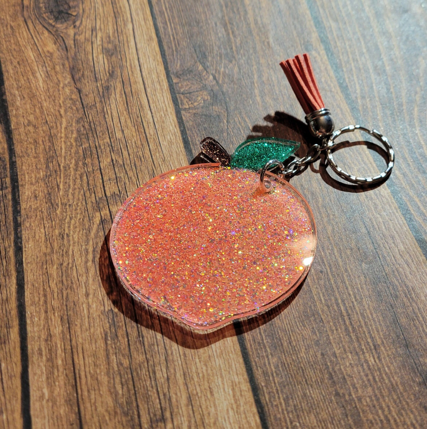 Sweet as a Peach Keychain (READY TO SHIP)
