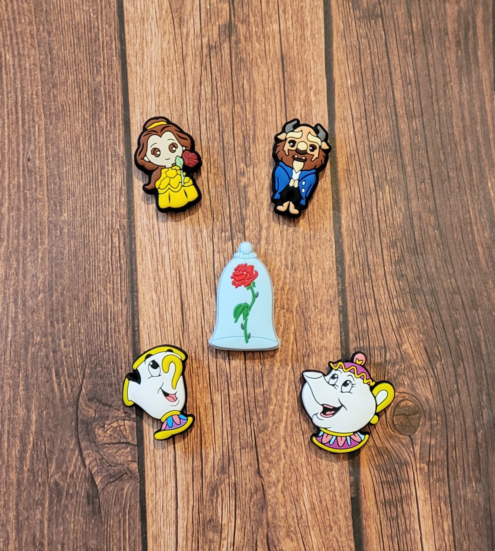 Beauty & The Beast Focal Bead Set – Melissa's Custom Creations